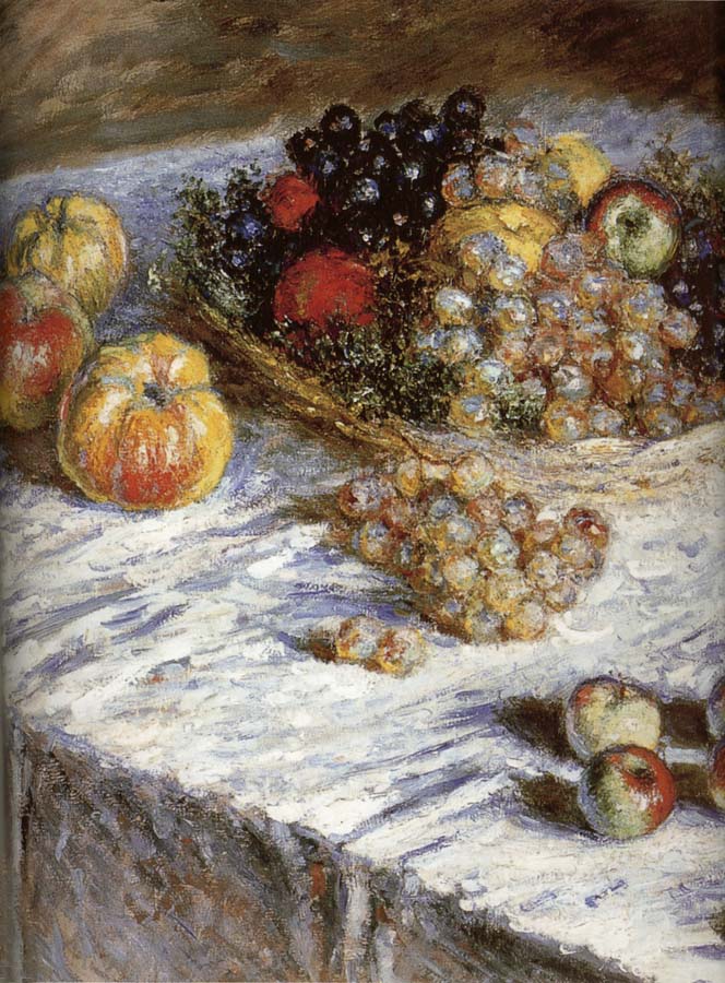 Pears and grapes